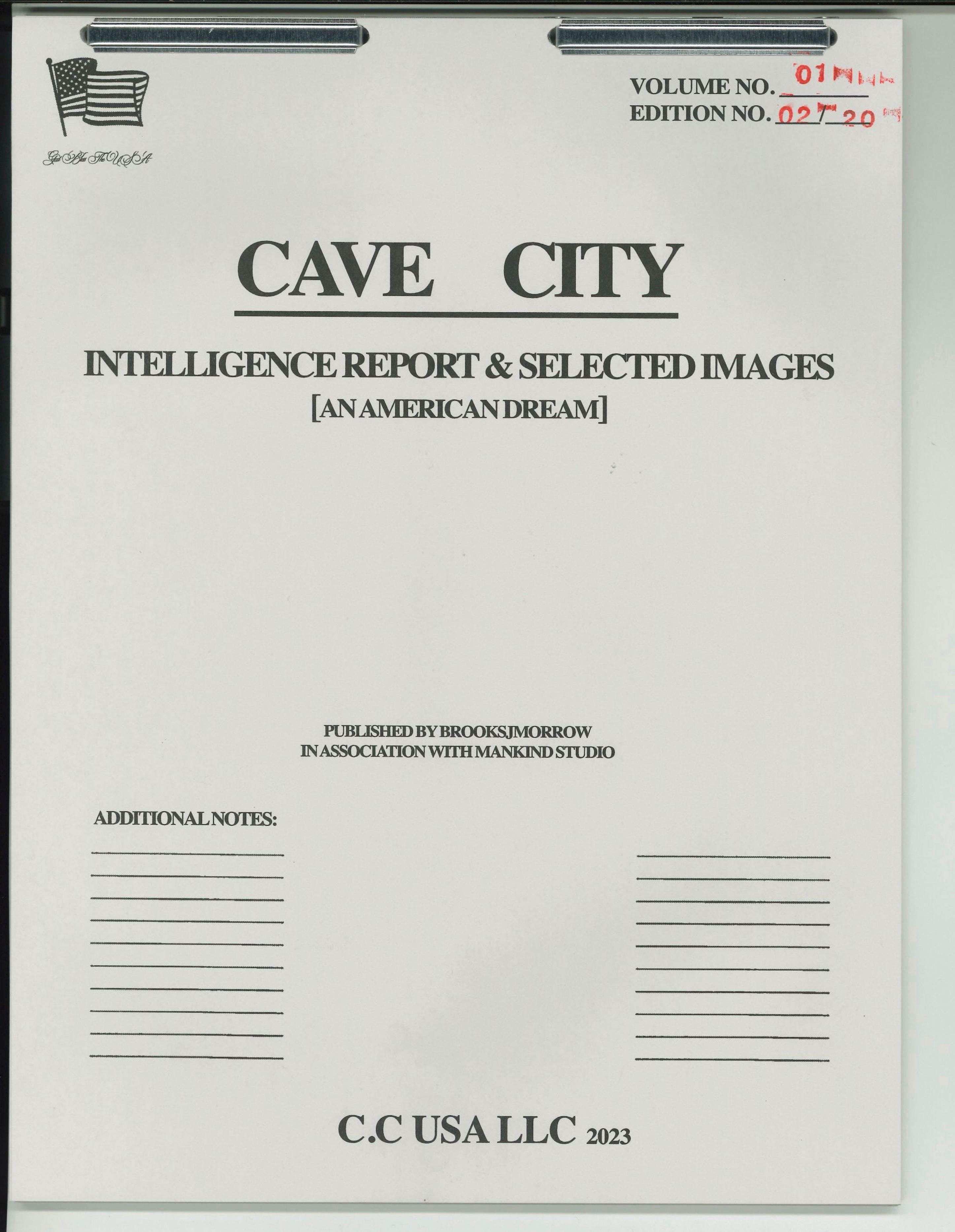 Intelligence Report & Selected Images – Cave City USA